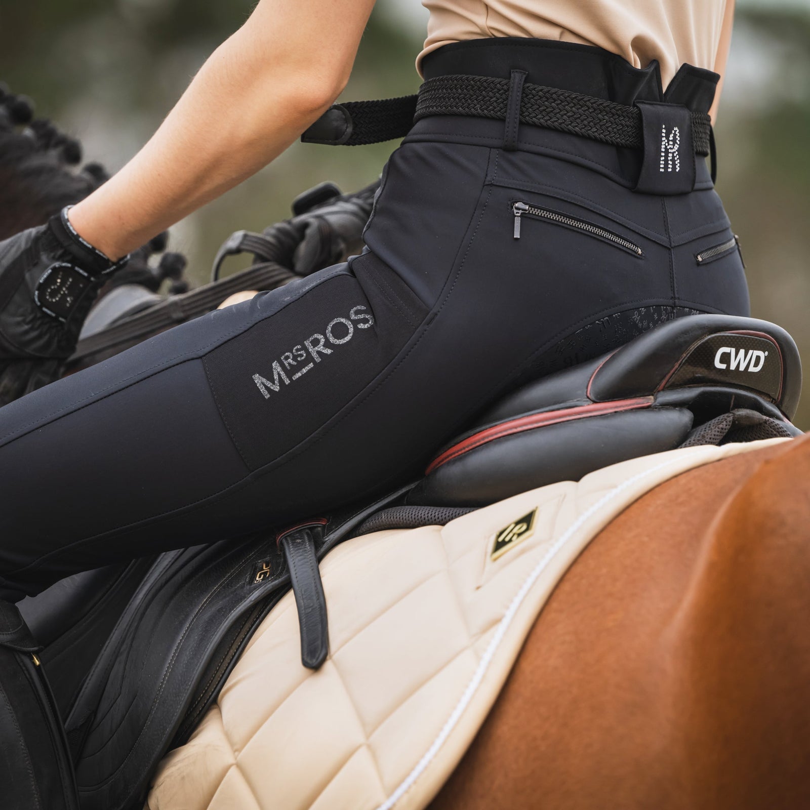 MrsRos Amsterdam Riding Breeches Black