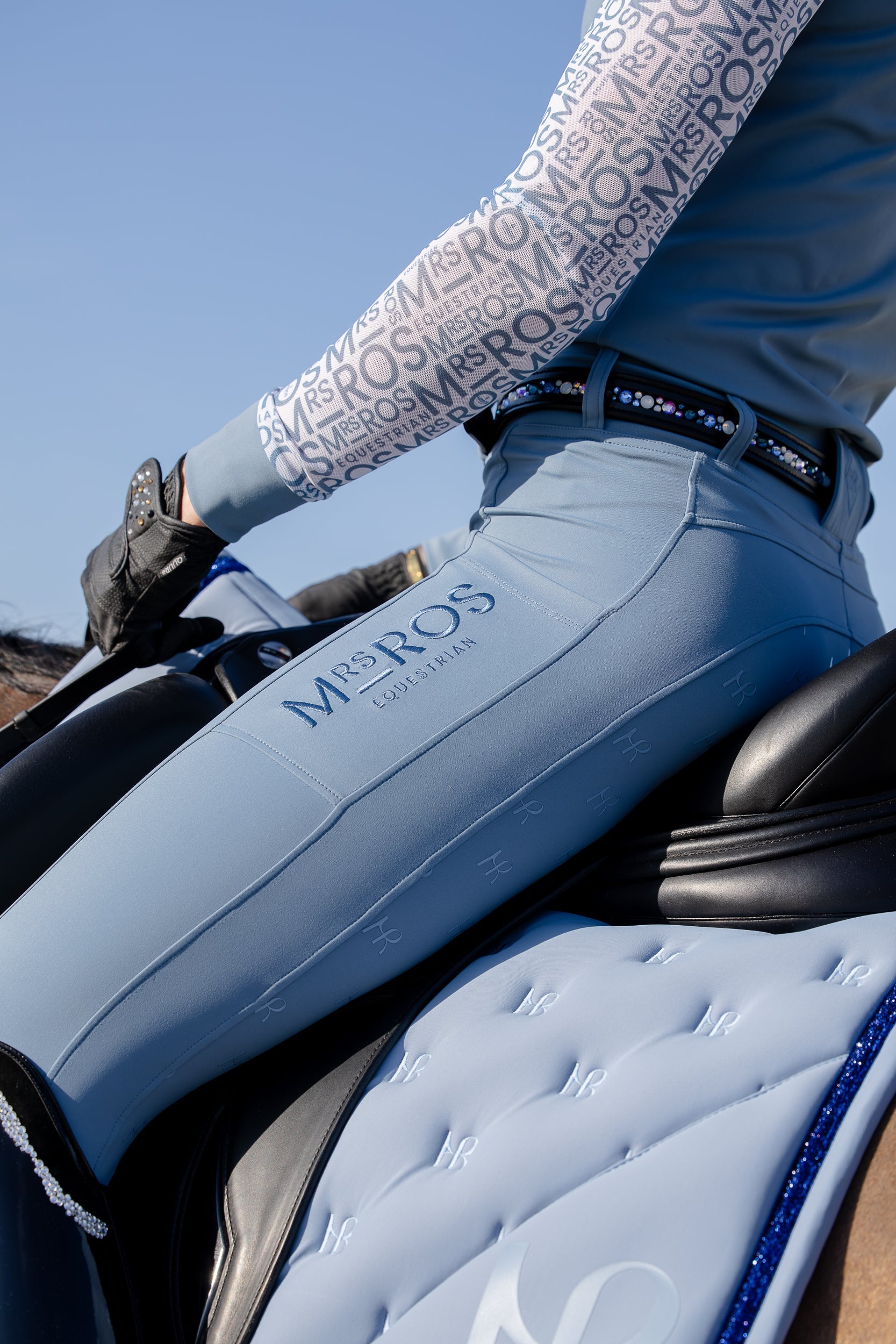 Mrs Ros Silhouette Riding Breeches-Blush Noir