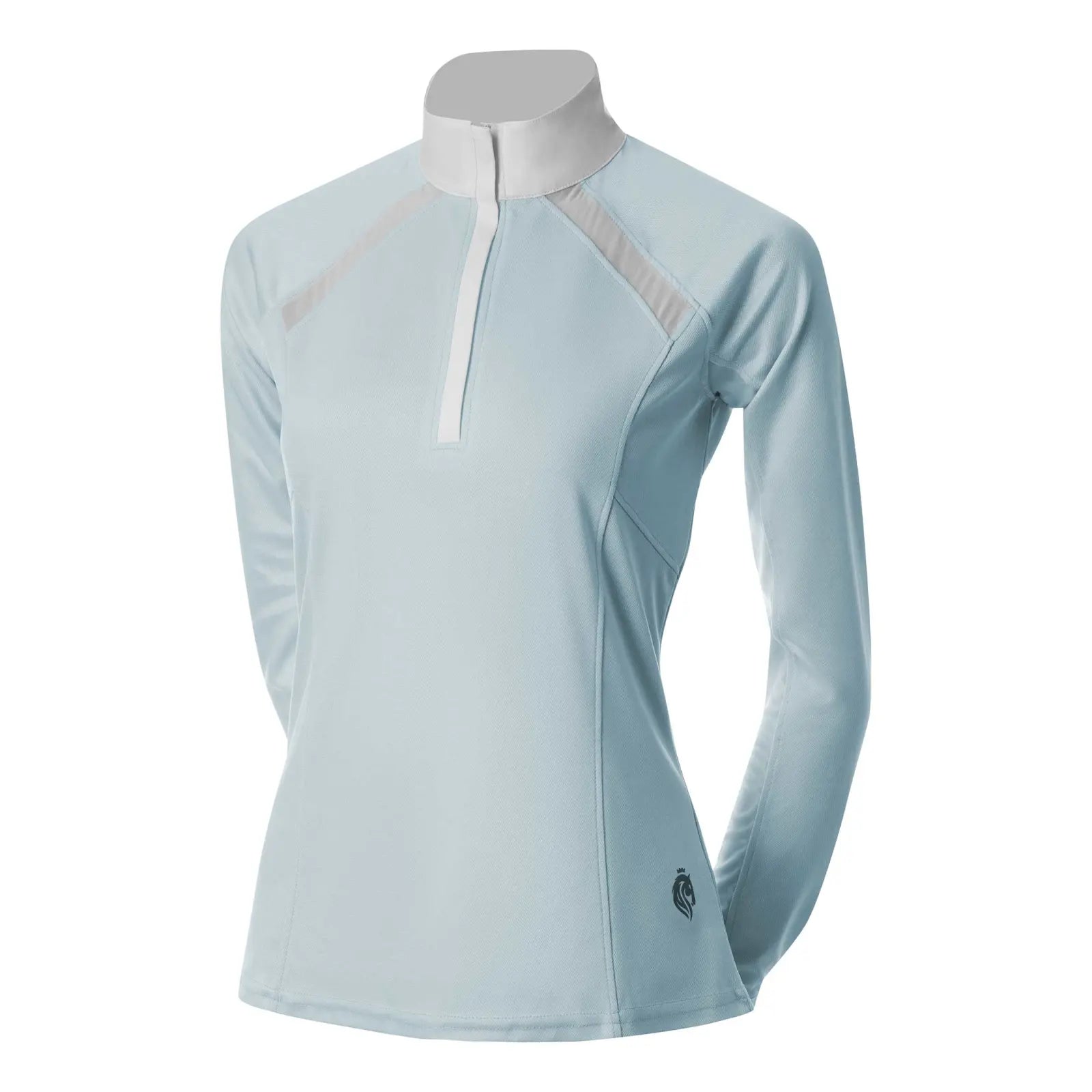 Equinavia Ingrid Womens Long Sleeved Show Shirt in Sweet Blue