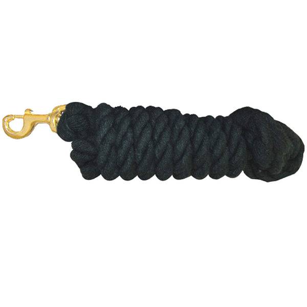 Heavy Duty Lead Rope with Brass Snap 3/4" x 10'