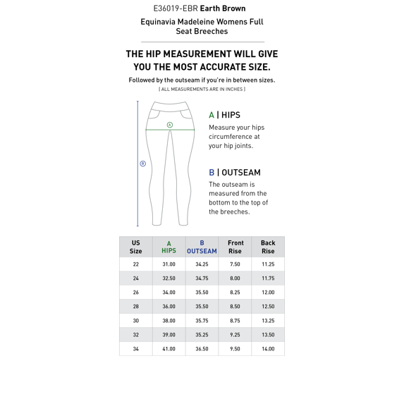 Equinavia Madeleine women's Full Seat Breeches in Earth Brown
