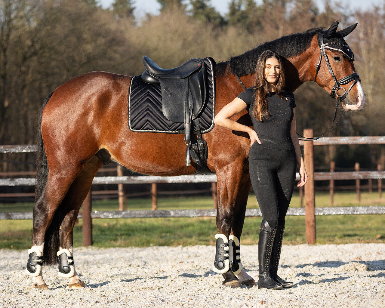 Menton Saddle Pad by QHP