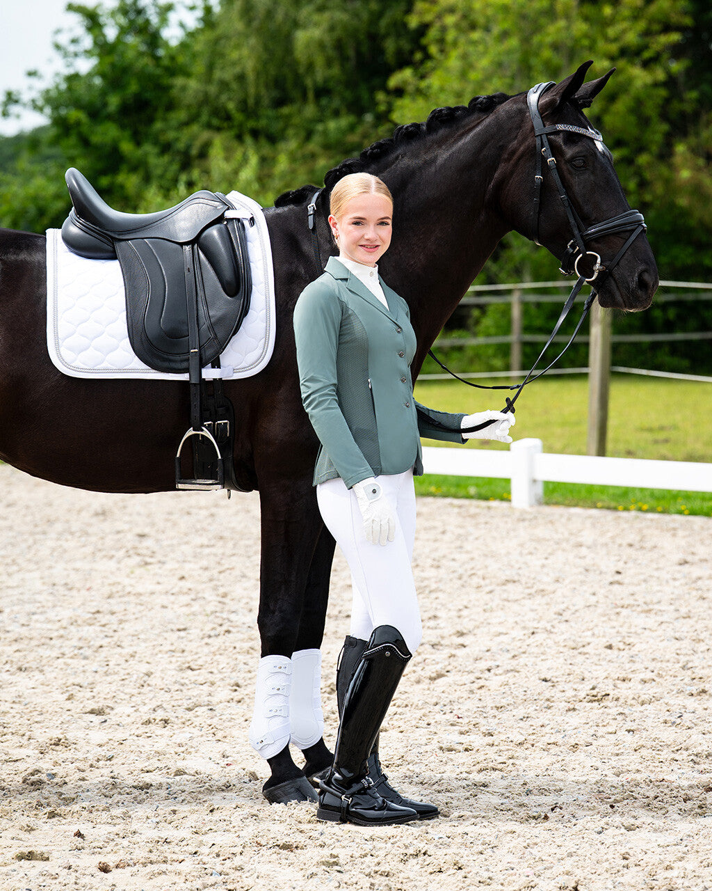 Competition Jacket Noven in Plan Green by Brands of Q QHP