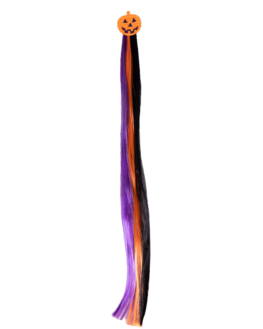 Halloween Hair Extensions with Pumpkin clasp by QHP