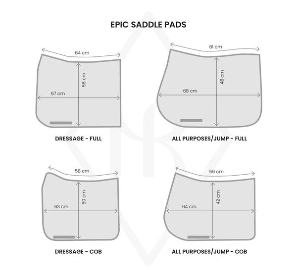 MrsRos EPIC Dressage Saddle Pad