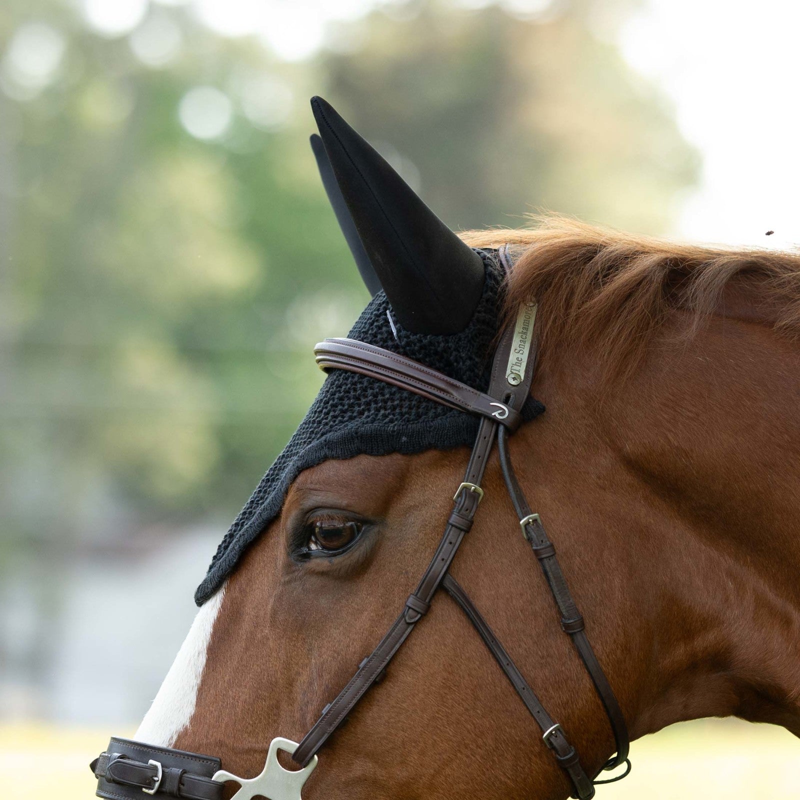 Horze Supreme Silent Ear Net Full size black