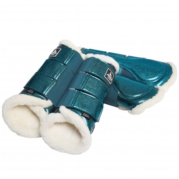 Hollywood Glamorous Dressage Boots by SD-Design in Blue Lagoon Pony Size