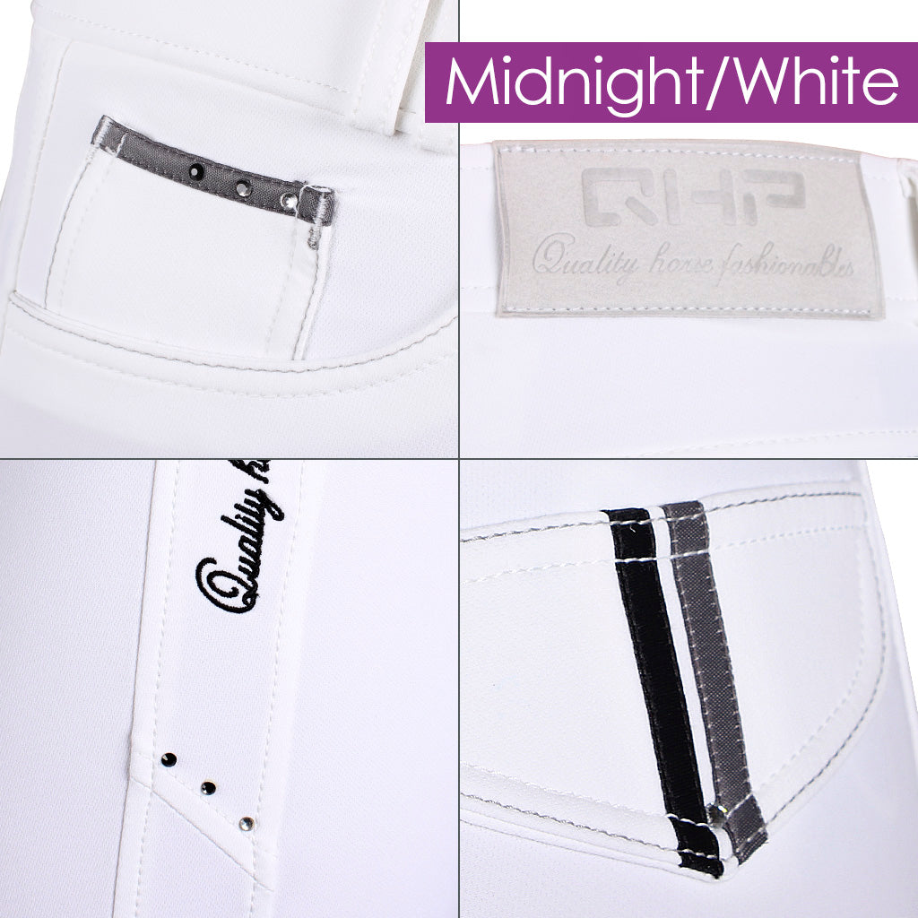 Coco breeches in Midnight white