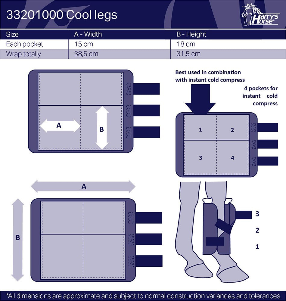 Harry's Horse Cool Legs Wraps
