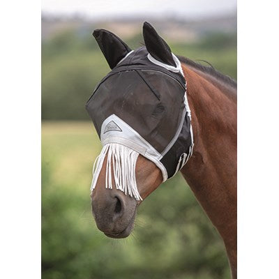 Shires Fly Mask with Fringe