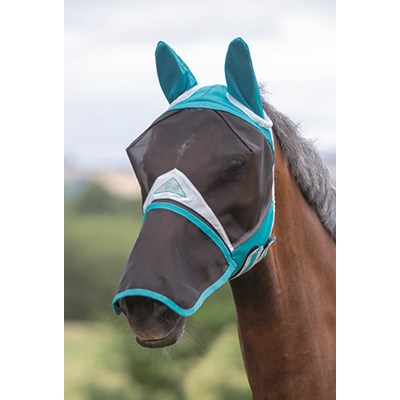 Shires Fly mask with ears and detachable nose
