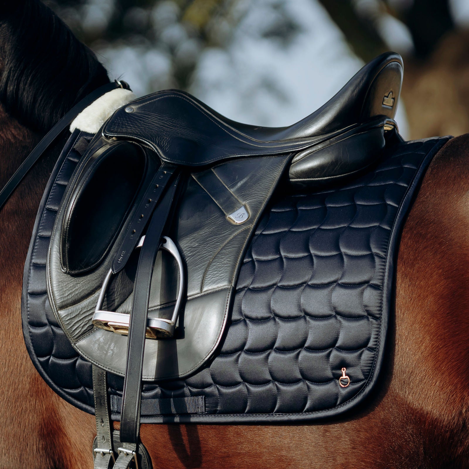 Horze Houston Comfort Fleece Dressage Saddle Pad
