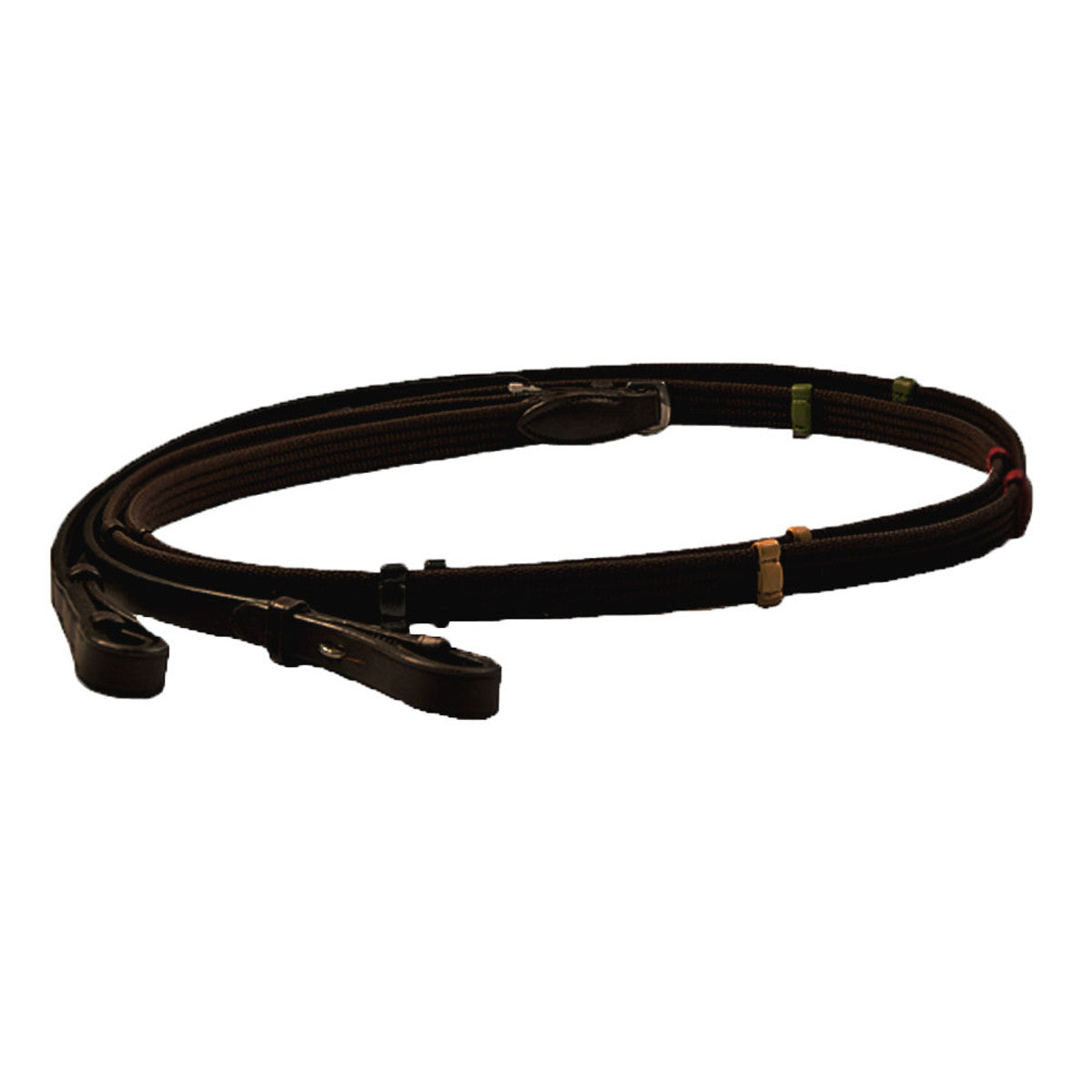 Web Reins with colored stops Cob and Pony size