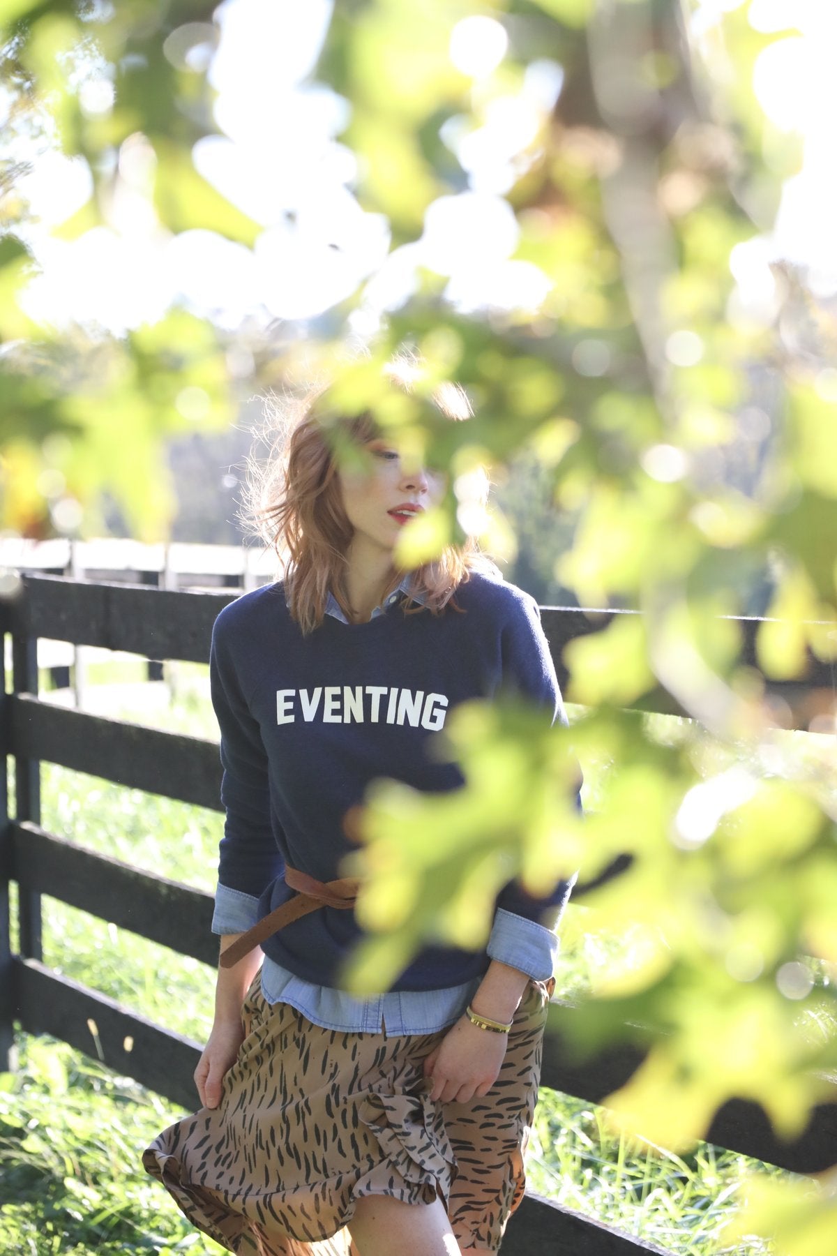 Vintage Varsity Sweatshirt Eventing Levade