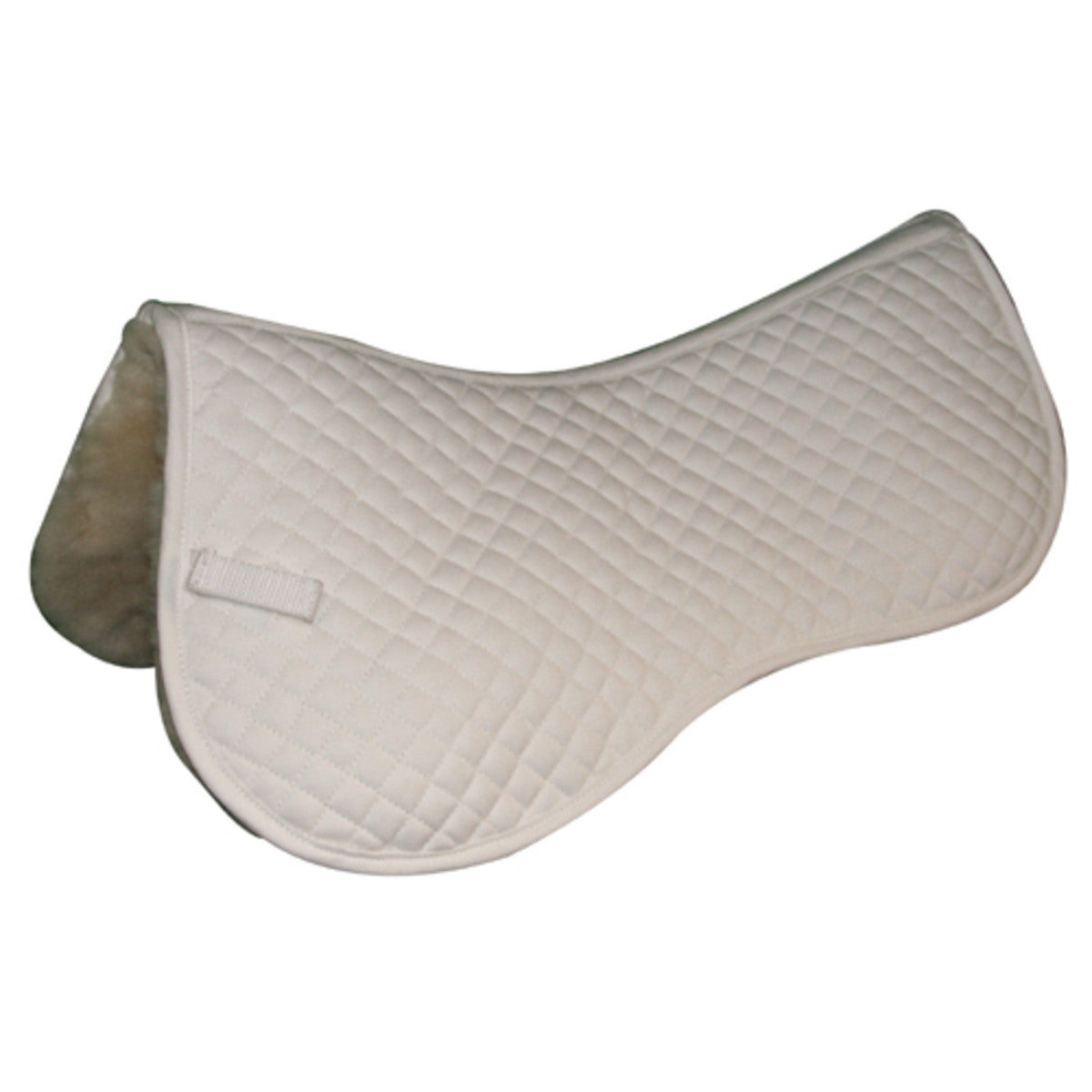 Quilted half pad with Australian sheepskin