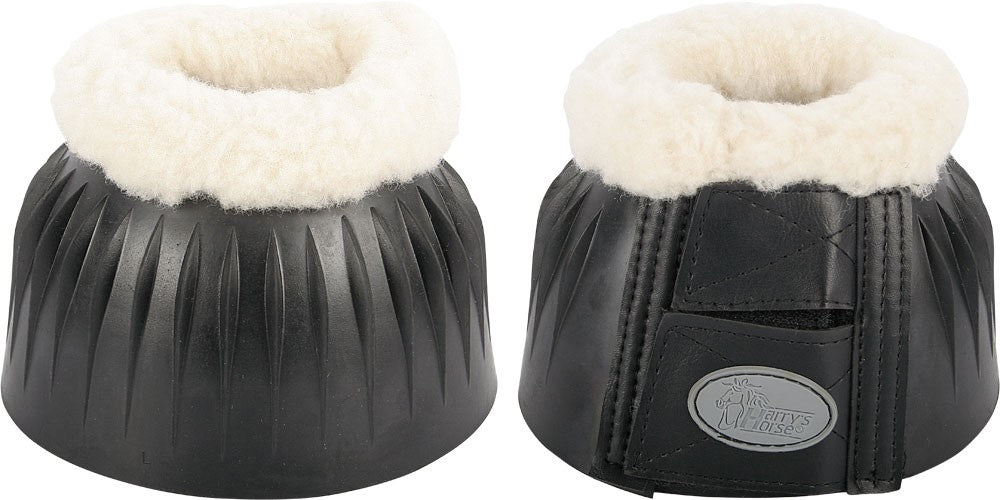 Rubber over-reach boot with fleece small and medium sizes