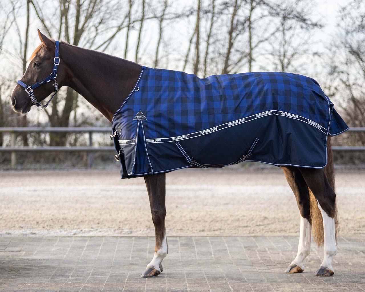 QHP Turn out Rug 150gm Estate