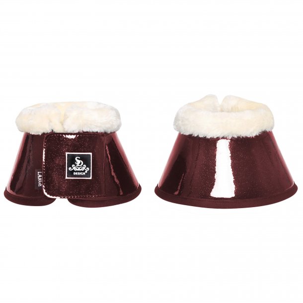 Hollywood Glamours Bell Boots by SD-Design in Raspberry Shimmer pony size