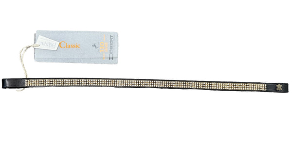 Classic Gold browband by Dobert