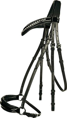 Carolin Drop Noseband Bridle by HKM