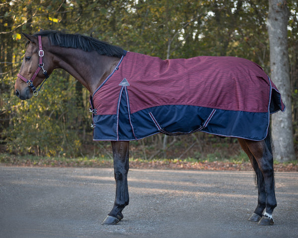 Cherry Fleece lined Turn our Rug by QHP