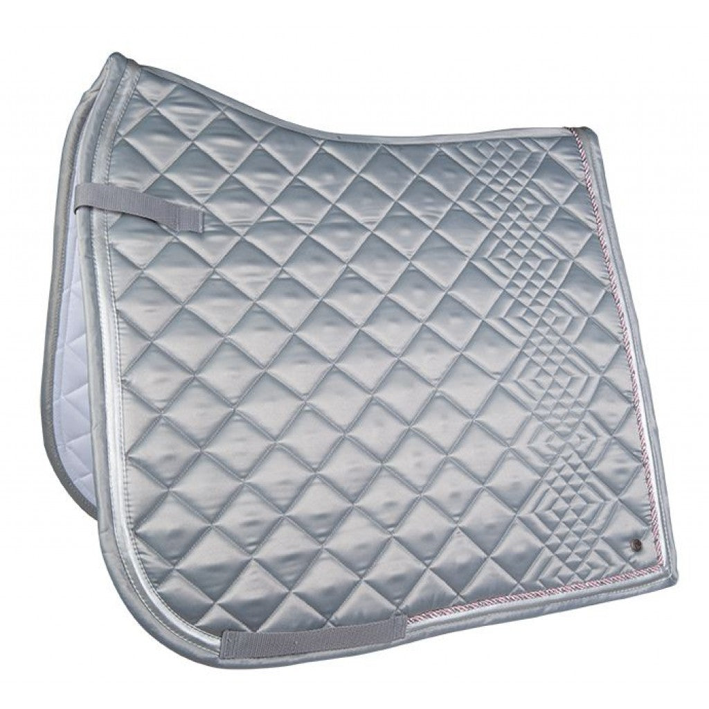 HKM Equilibrio Colare Dressage Saddle Pad full size in white