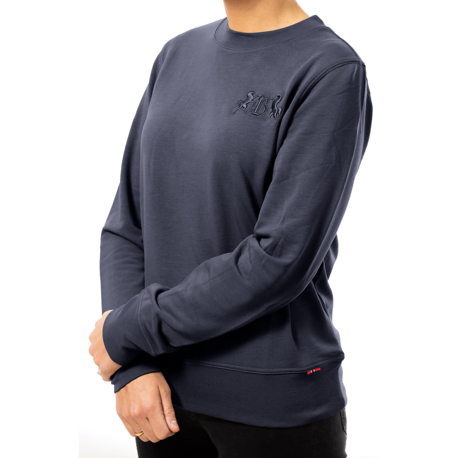B Vertigo Erica Womens Bamboo Sweatshirt in Navy