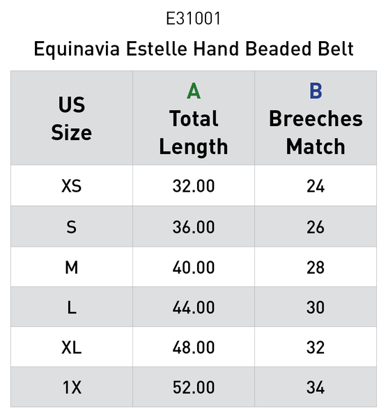 Equinavia Estelle Hand Beaded Belt