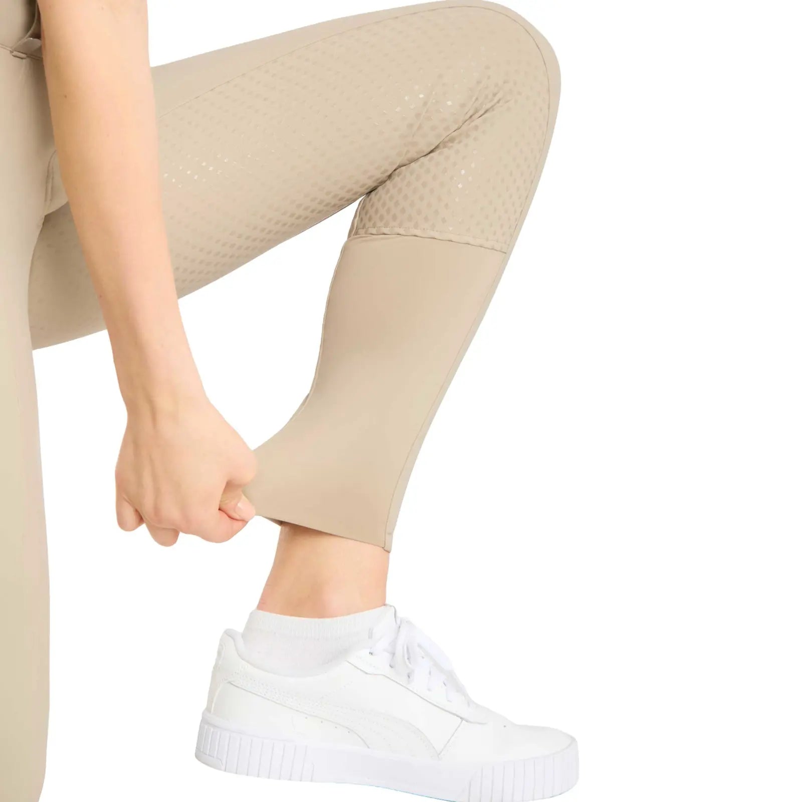 Horze Grand Prix Pro Women's Full Seat reaches in Tan