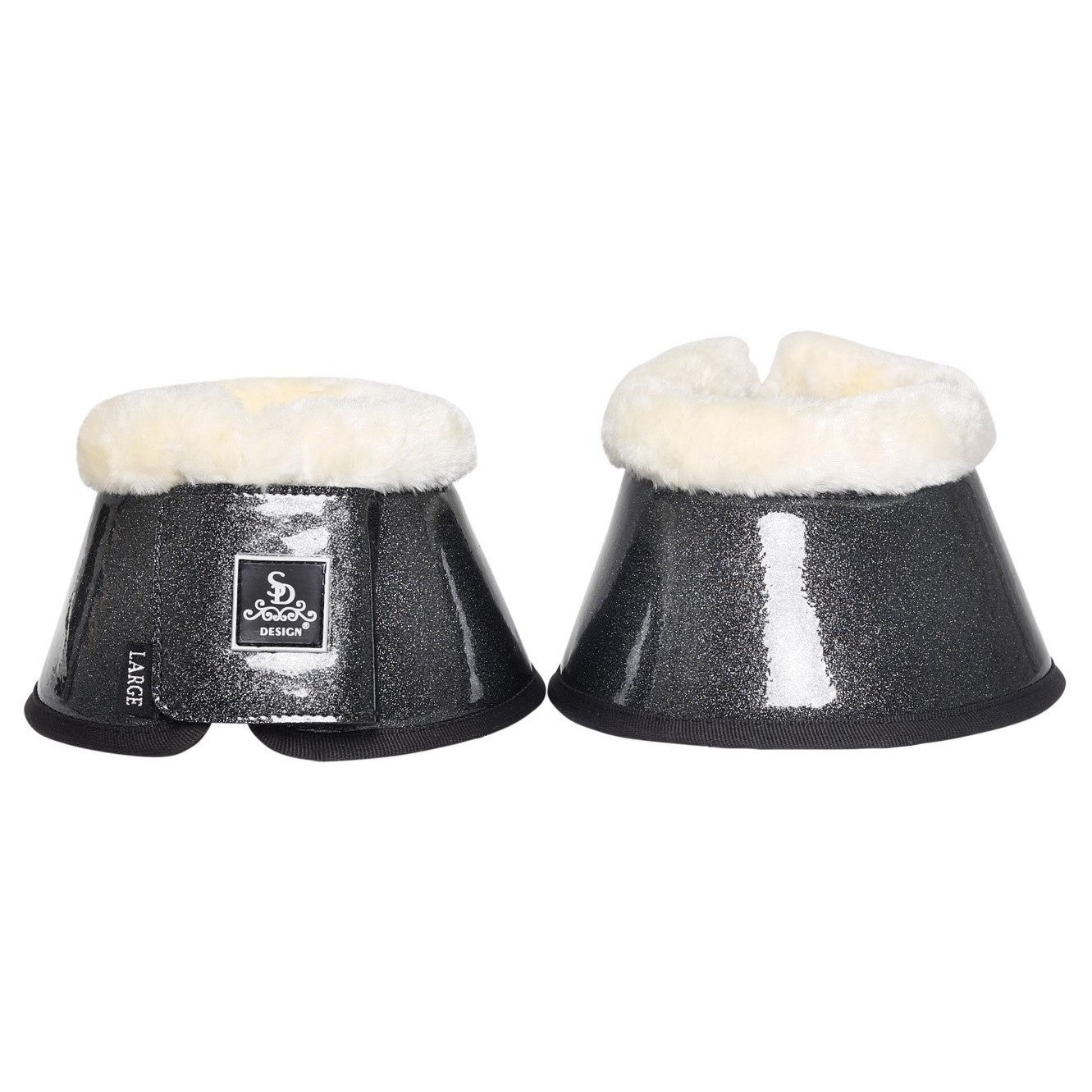 SD Design Hollywood Glamorous Bell Boots full Size Dark Shadow Glitz