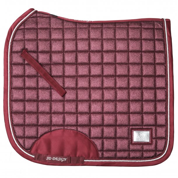 SD-Design Hollywood Glamorous Cob Saddle Pad in Raspberry Shimmer