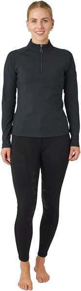 Horze Karla Womens Tech Training Half Zip Shirt