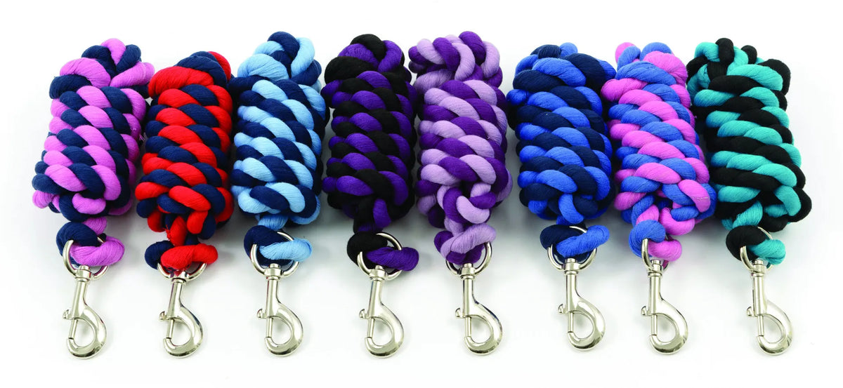 Shires Two-Tone Cotton Lead Rope