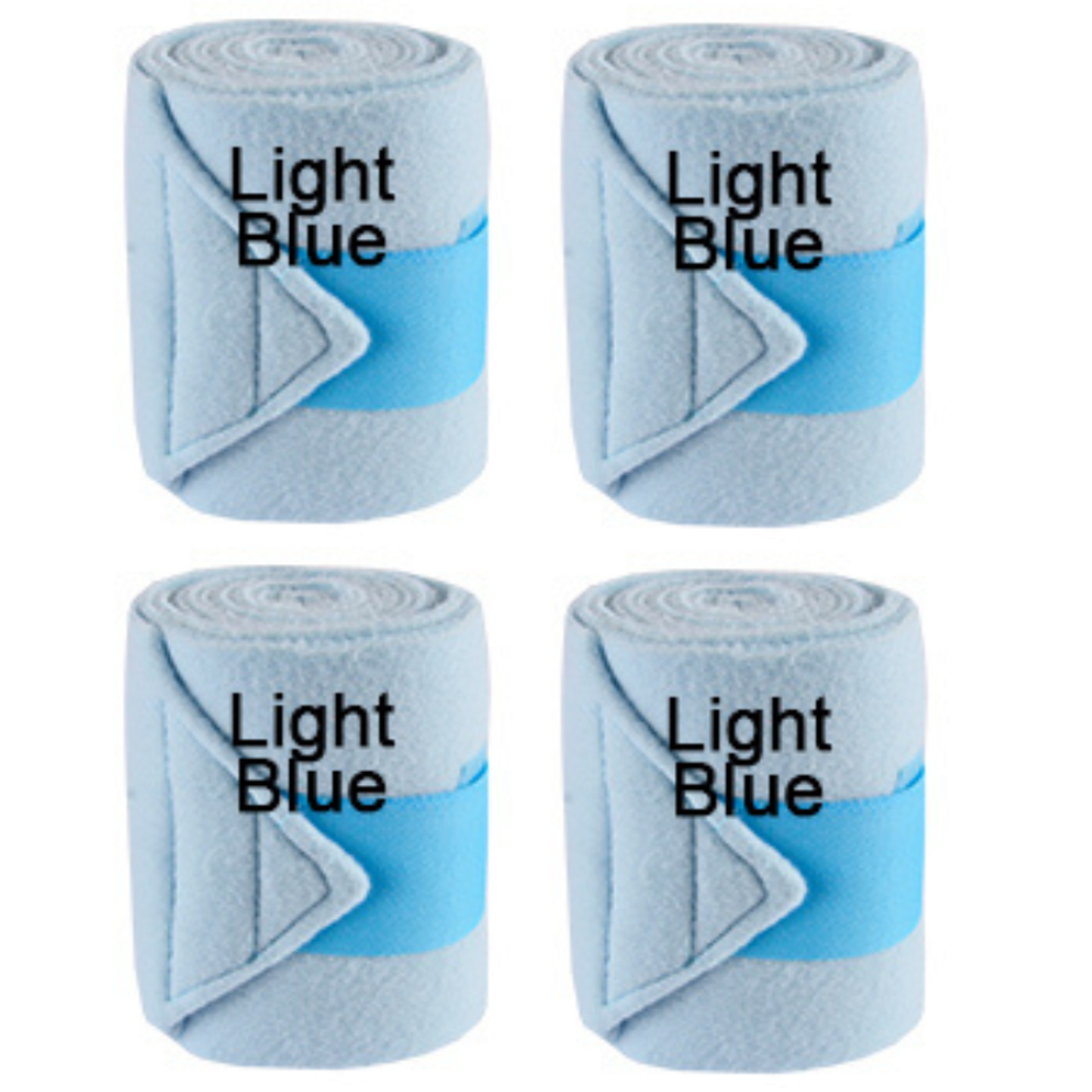 Light blue pony polos