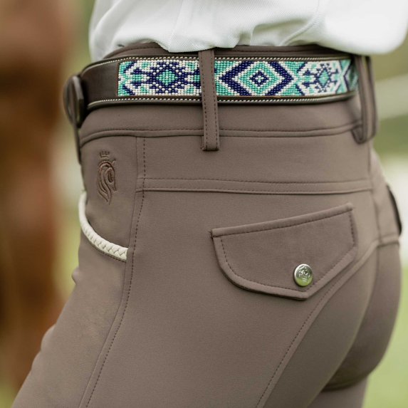 Equinavia Madeleine women's Full Seat Breeches in Earth Brown