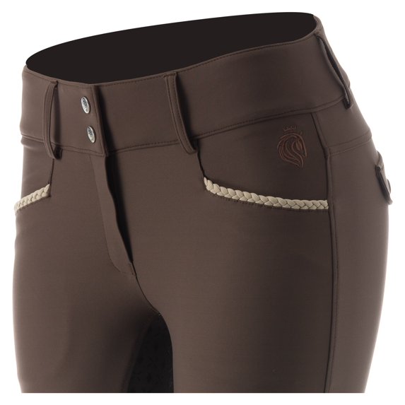 Equinavia Madeleine women's Full Seat Breeches in Earth Brown