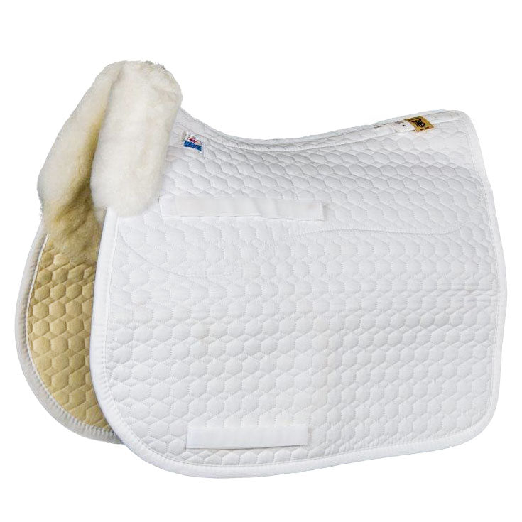 EA Mattes Gold Dressage Gold Square Pad