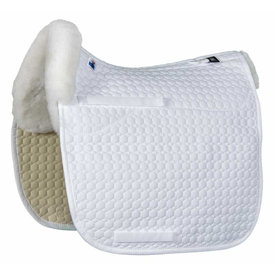 EA Mattes Platinum Sheepskin Square Saddle Pad