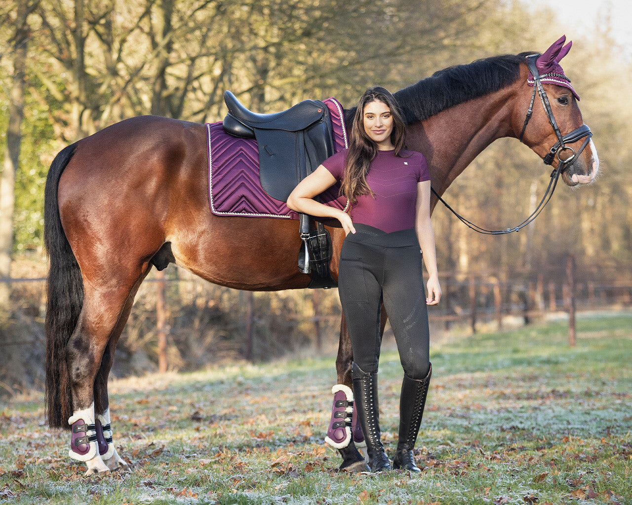Menton Saddle Pad by QHP Pony size