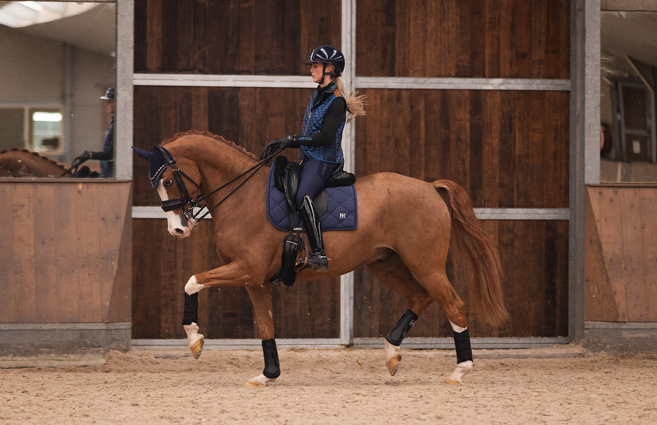 MrsRos Navy Dressage Saddle Pad