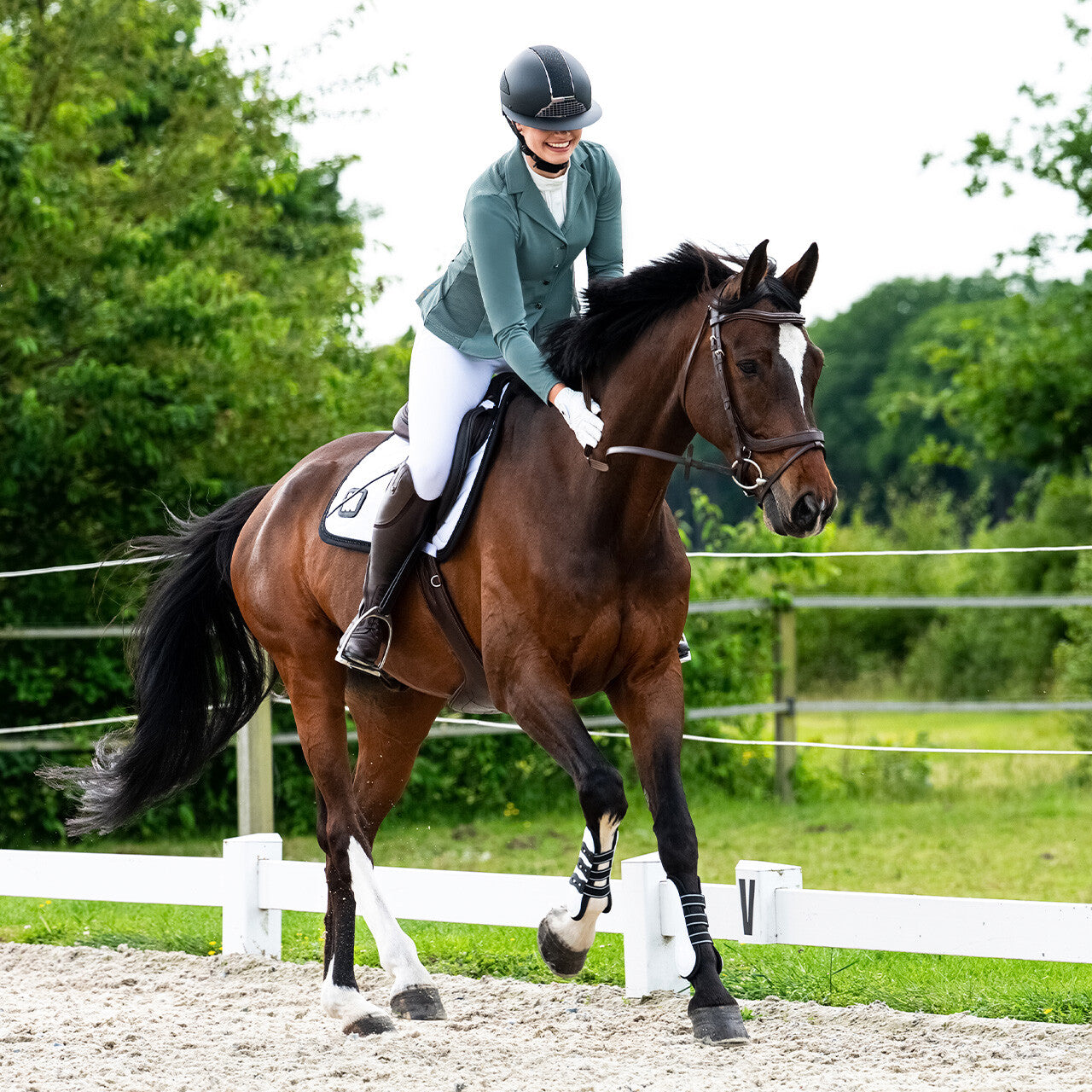 Competition Jacket Noven in Plan Green by Brands of Q QHP