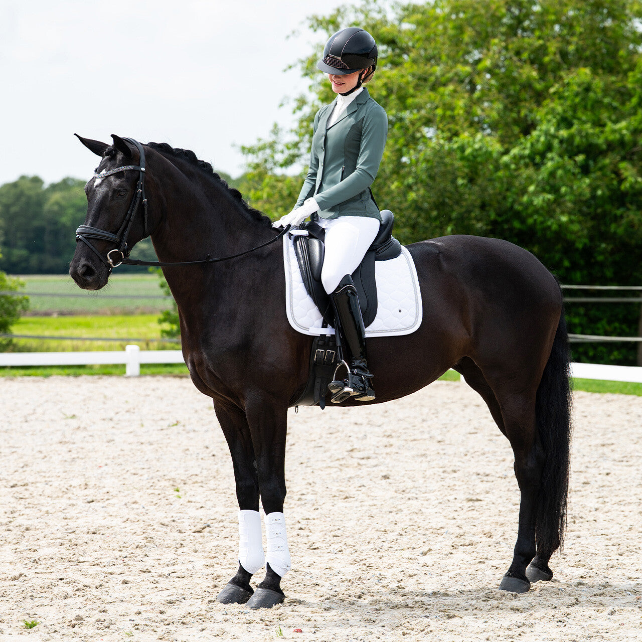 Competition Jacket Noven in Plan Green by Brands of Q QHP