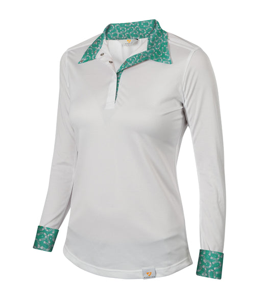 Aubrion Womens Equestrian Style Shirt-Horseshoes