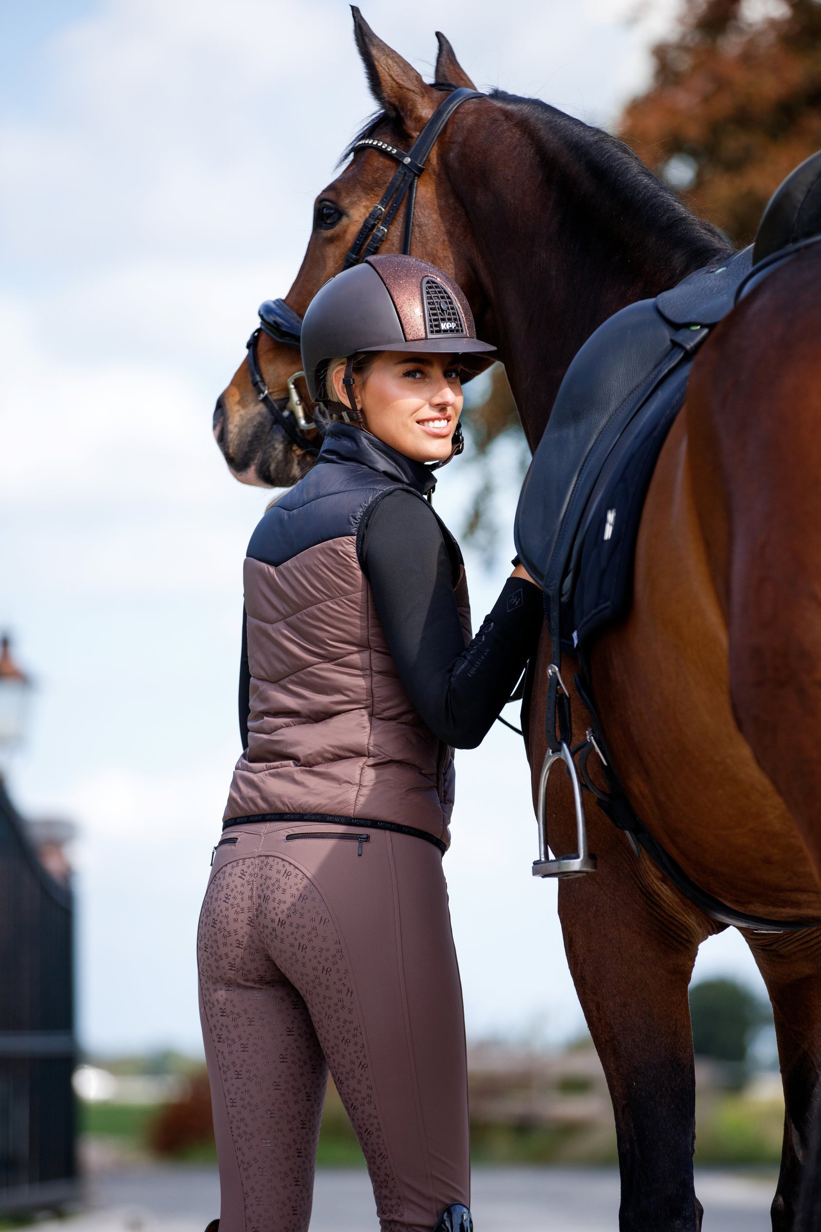 MrsRos Amsterdam Riding Breeches Taupe