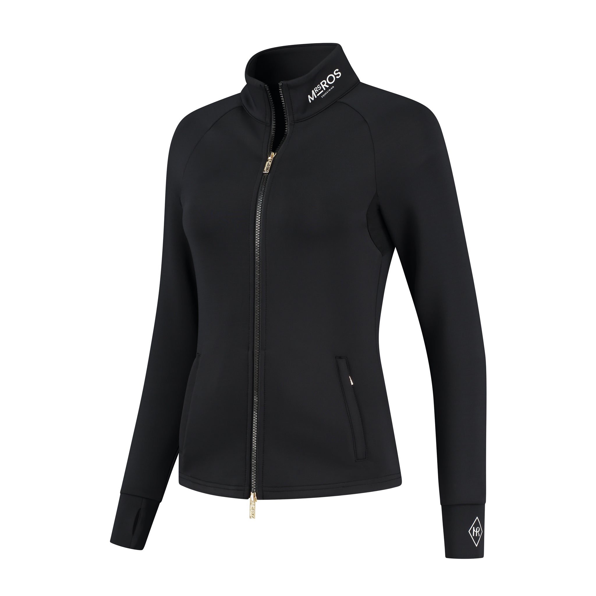 MrsRos Softshell Training Jacket-Phantom Black