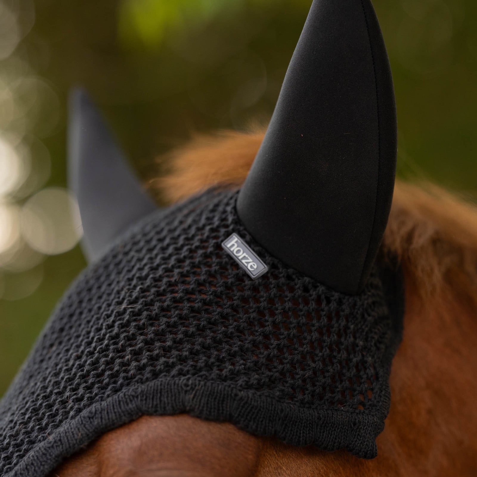 Horze Supreme Silent Ear Net Full size black
