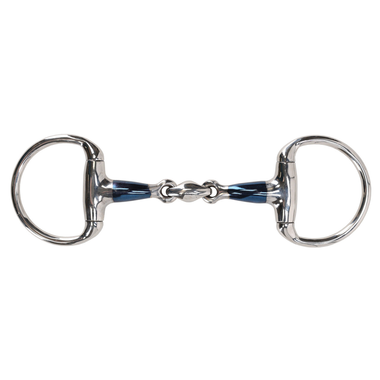 Anatomical Double Jointed Eggbutt Snaffle in Sweet Iron