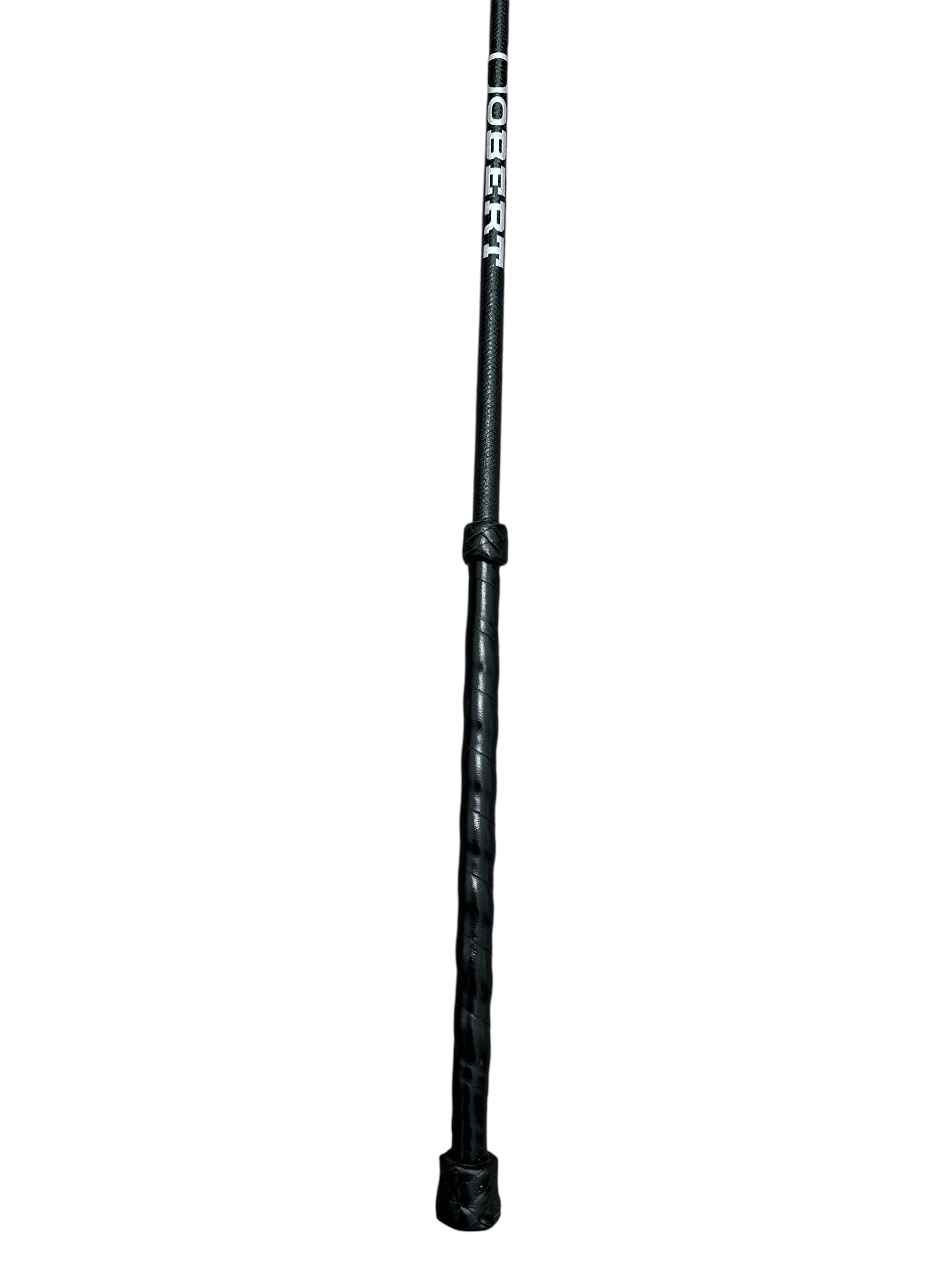 Dobert Waved Leather Grip Dressage Whip 120cm