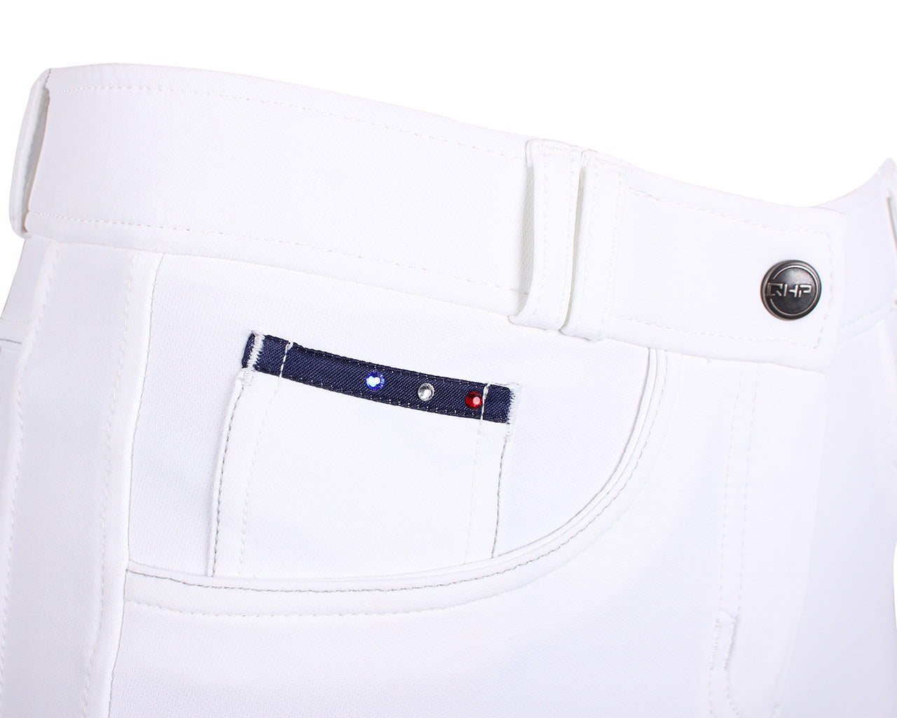 Coco breeches in Midnight white