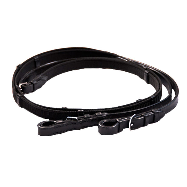 Exselle Elite Wover Rubber Grip Reins Pony and Cob sizes